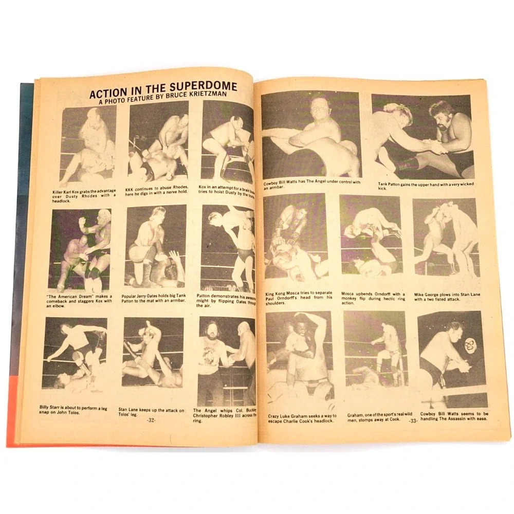 WRESTLING NEWS OCT-NOV 1979 BRUISER BRODY DUSTY RHODES ERNIE LADD PAUL‎ ELLERING